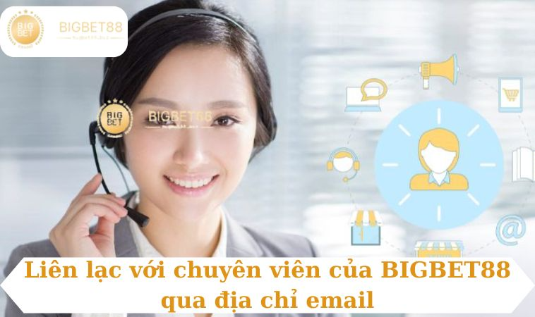 Liên lạc với chuyên viên của BIGBET88 qua địa chỉ email