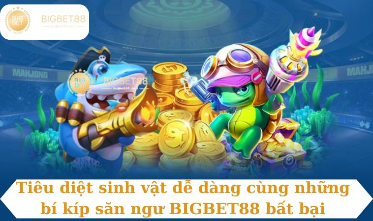 Tiêu diệt sinh vật dễ dàng cùng những bí kíp săn ngư BIGBET88 bất bại